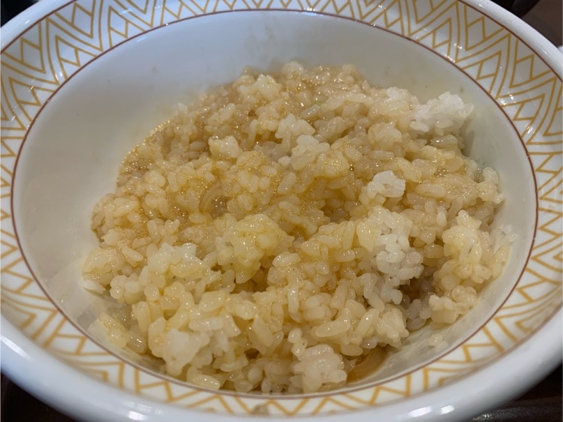 牛たまかけ朝食