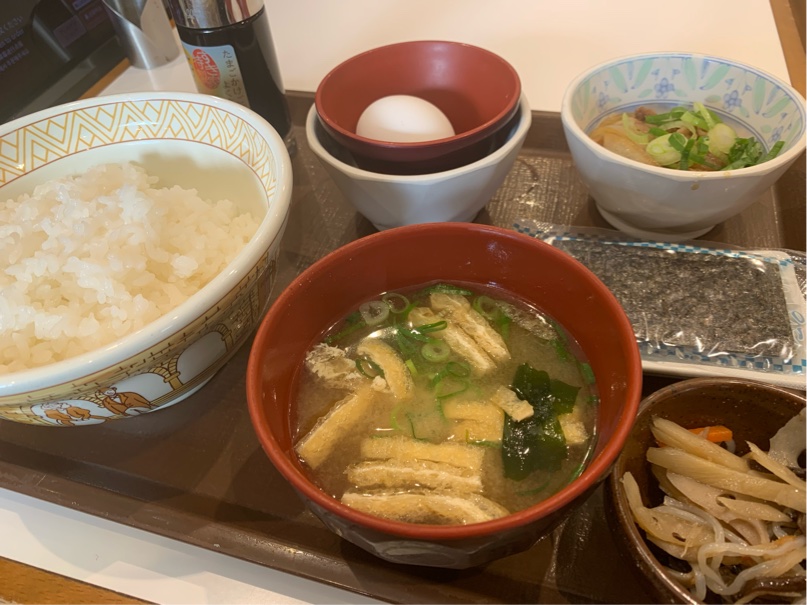 すき家_牛たまかけ朝食